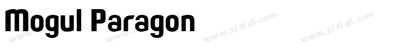 Mogul Paragon字体转换